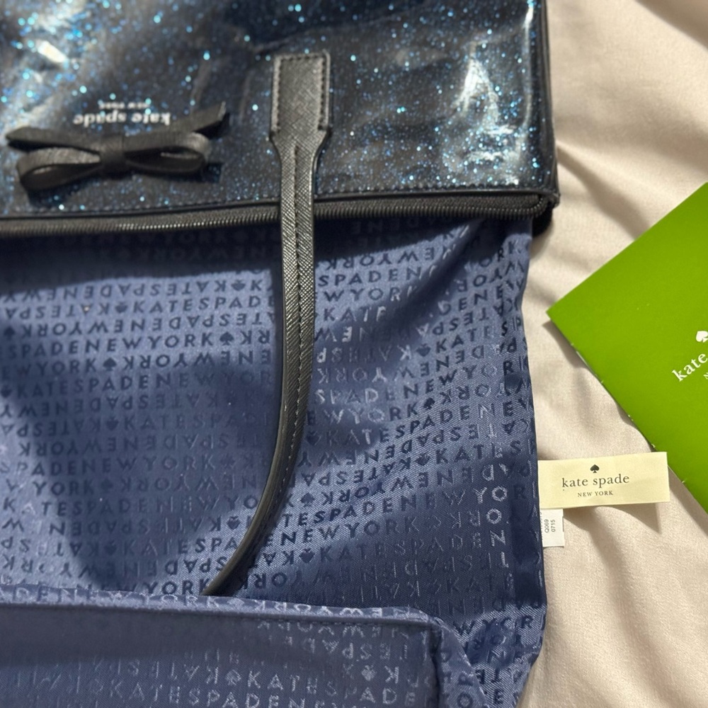 Kate Spade Midnight Sparkle Patent Leather Tote - Picture 5 of 9
